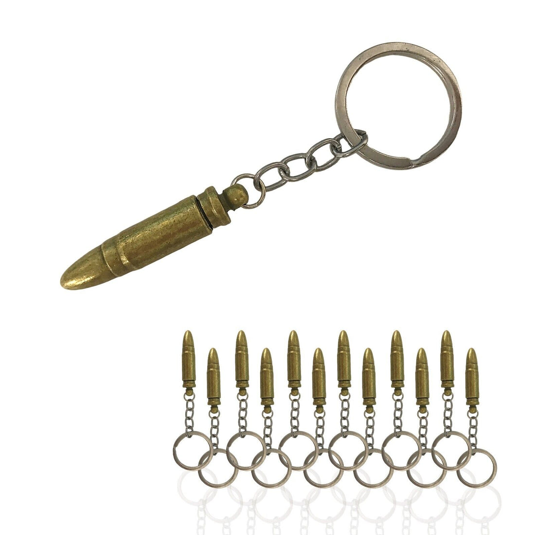 Realistic Bullet Keyring Pill Holder Christmas Gift Party Bag Filler Pack
