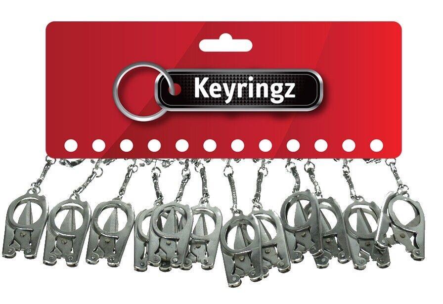 12 Pack Mini Small All-Purpose Stainless Steel Scissors Folding Pocket Key ring