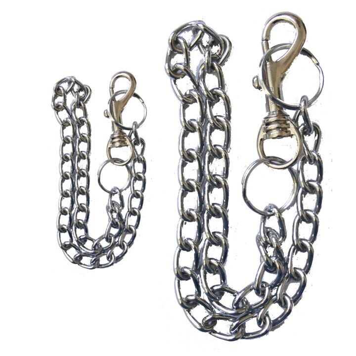 12 Pack Medium Duty Hipster Chain Keyring - Detachable Quick Release Key Holder