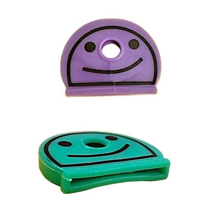 200 Pack Smiley Face Key Caps - Colorful, Flexible Key Covers for Easy Organizer