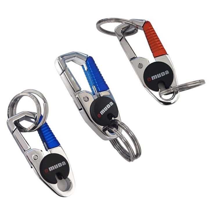 12 Pack Heavy Duty Carabiner Clips with 2 Keyrings - Durable for Pets, Camping,