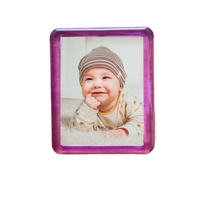 1 Fridge Magnet Photo Frame – Stylish Display for Photos, Men Women Gift