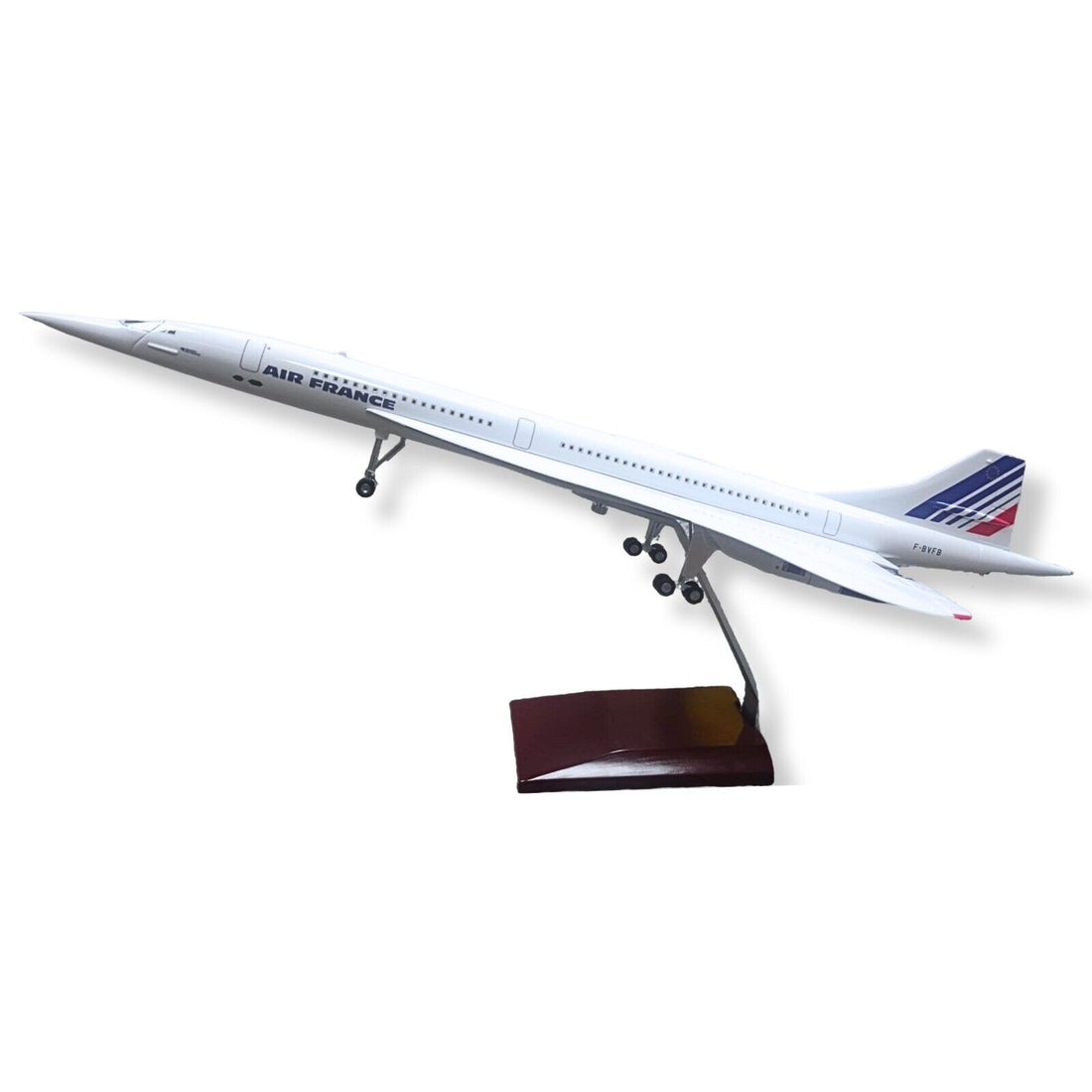 Model Concorde Large Scale Voice Activated Lights Premium Airplane Air France - Chame LTD