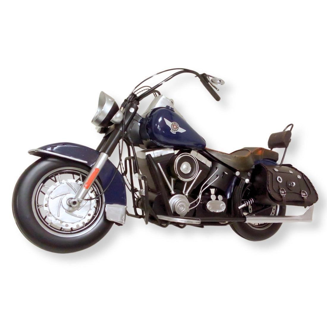 Vintage Harley-Style Motorcycle Large Model | Assembled | Collectible Gift | Quick Delivery