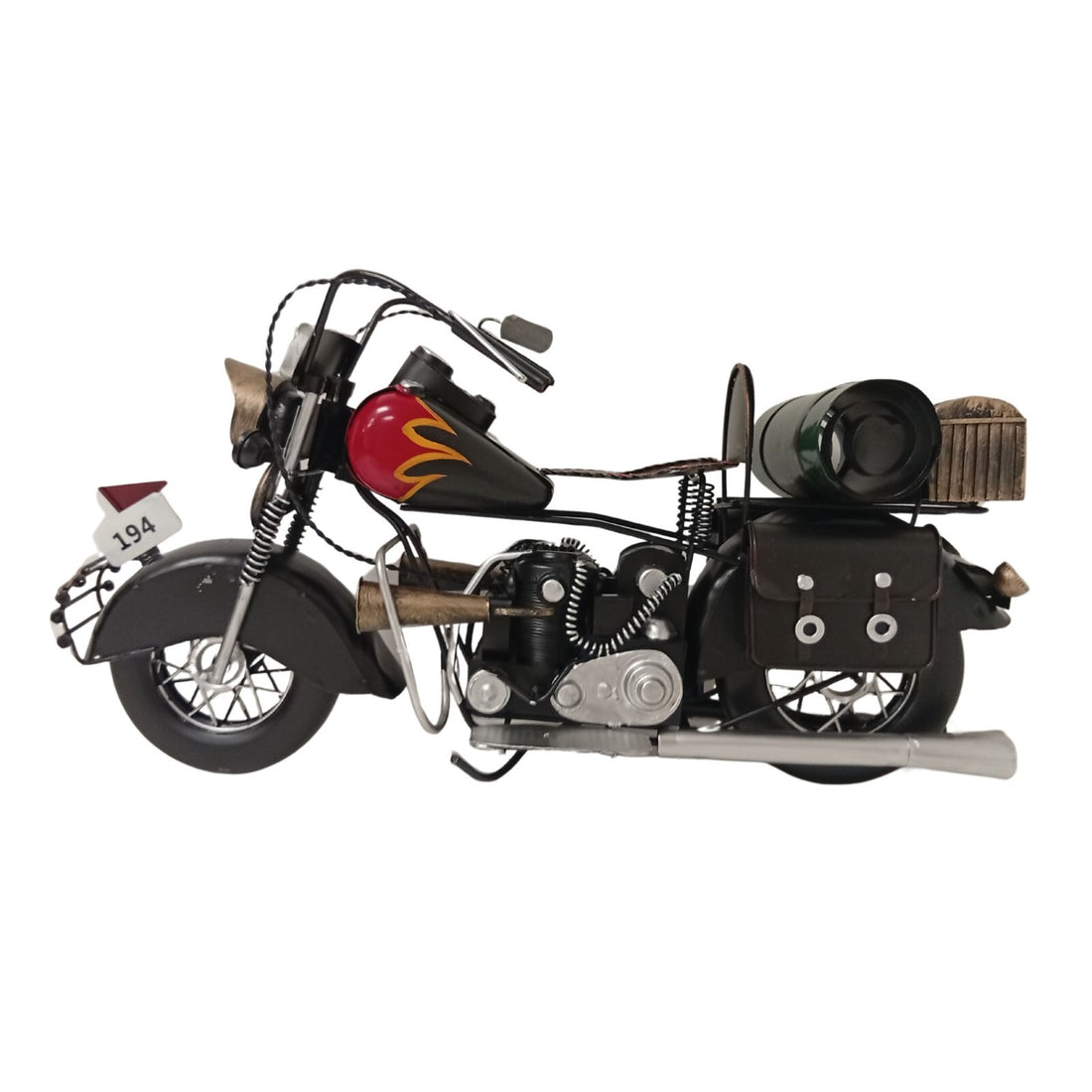 Motorcycle Motorbike Model Collectible Vintage for Home Office Shelf Decor Gift