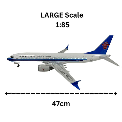 China Southern 737MAX Model Plane Boeing Diecast Large Scale Christmas Gift