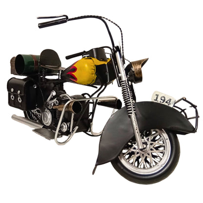 Large Assembled Motorcycle Model | Vintage Motorbike Display Piece | Home or Office