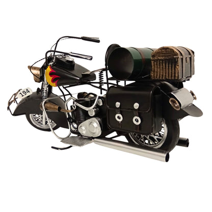Large Assembled Motorcycle Model | Vintage Motorbike Display Piece | Home or Office