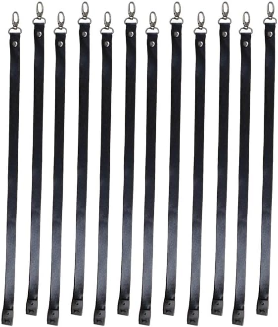 12 Pack of Lanyard Neck Strap ID Clip Badge Pass Card Key Mobile Phone Holder