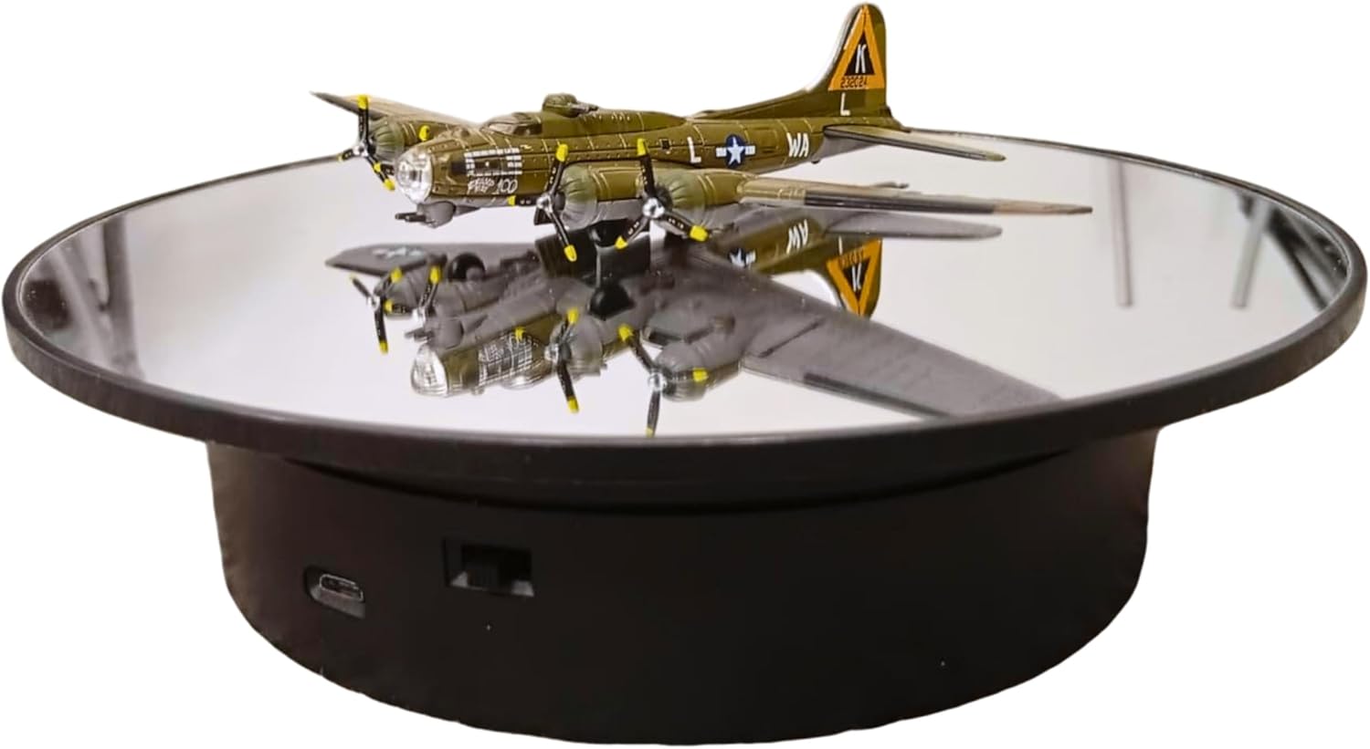 360° Rotating Display Stand – Mirror Turntable (14cm / 20cm)