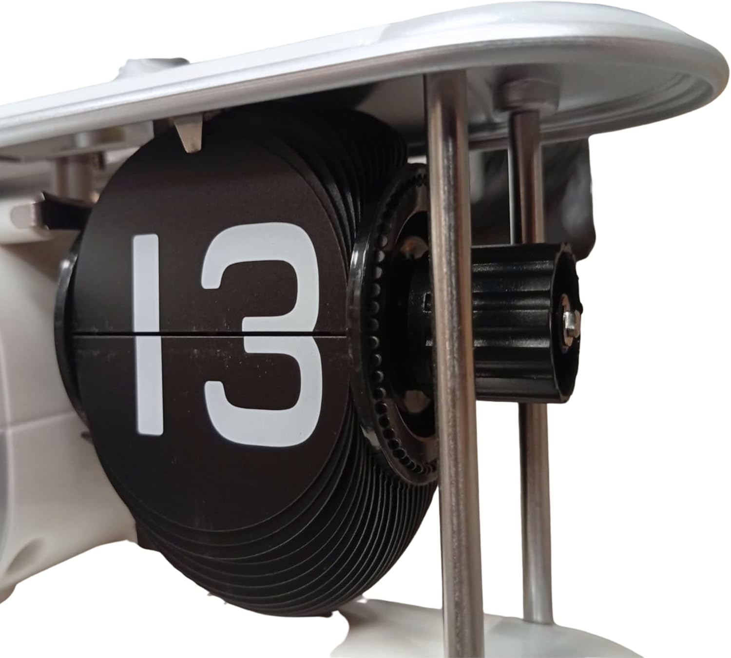 Authentic R &amp; M Retro Airplane Flip Clock Toy Style Vintage Aircraft Desk Clock
