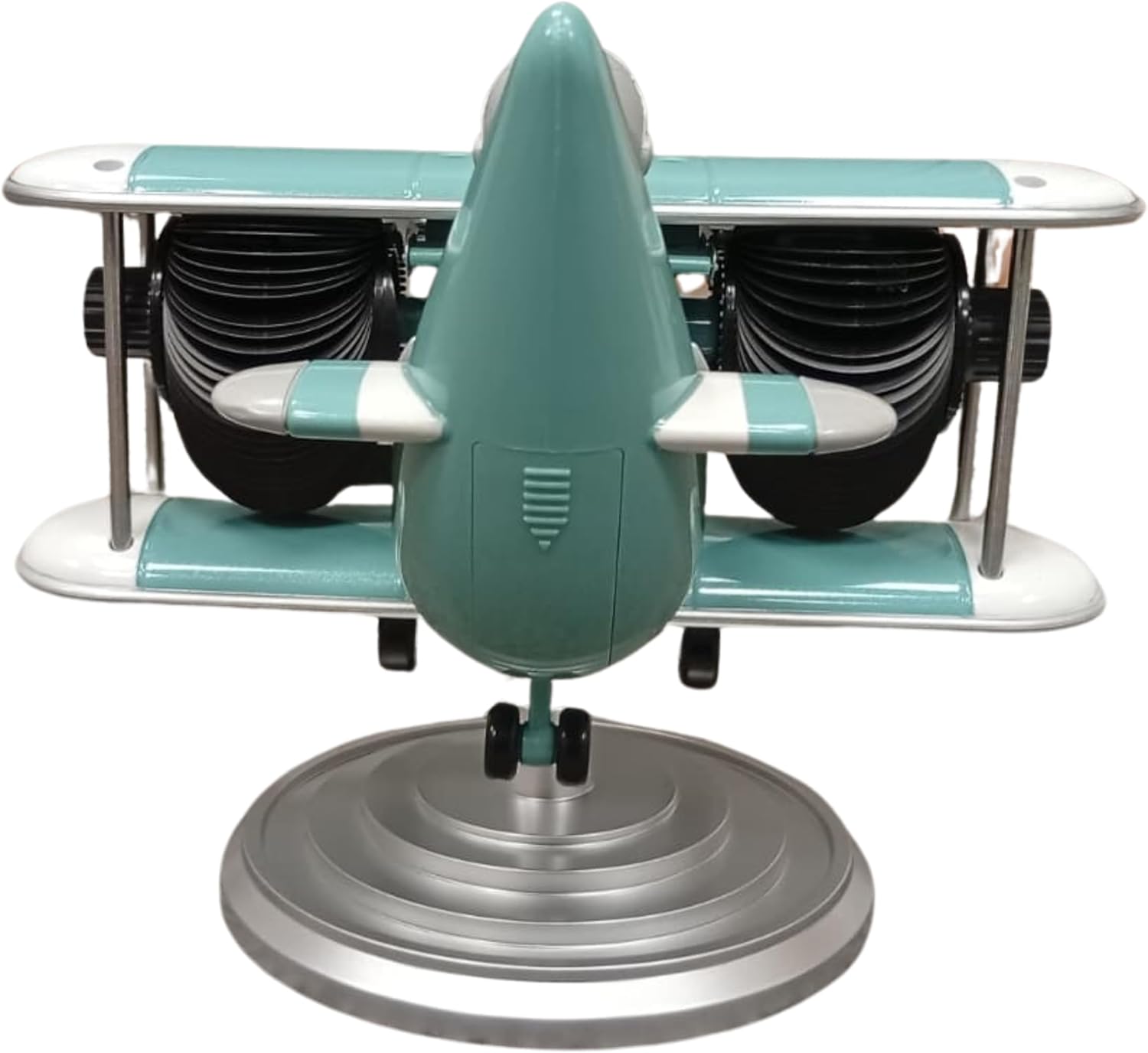 Authentic R &amp; M Retro Airplane Flip Clock Toy Style Vintage Aircraft Desk Clock