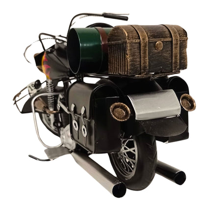 Large Assembled Motorcycle Model | Vintage Motorbike Display Piece | Home or Office