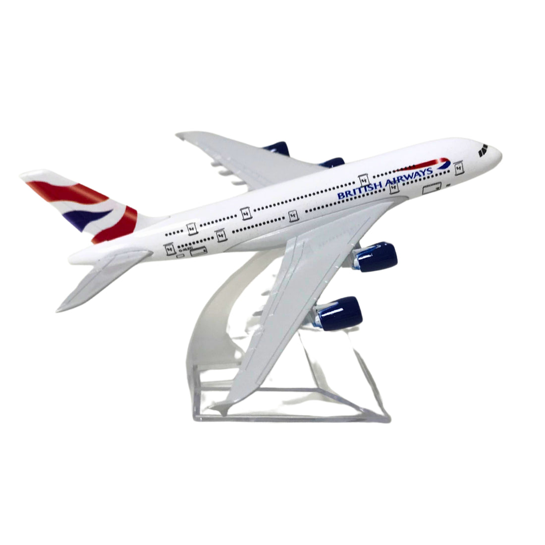 Mini British Airways A380 Model Plane – 15 x 14 cm - Chame LTD