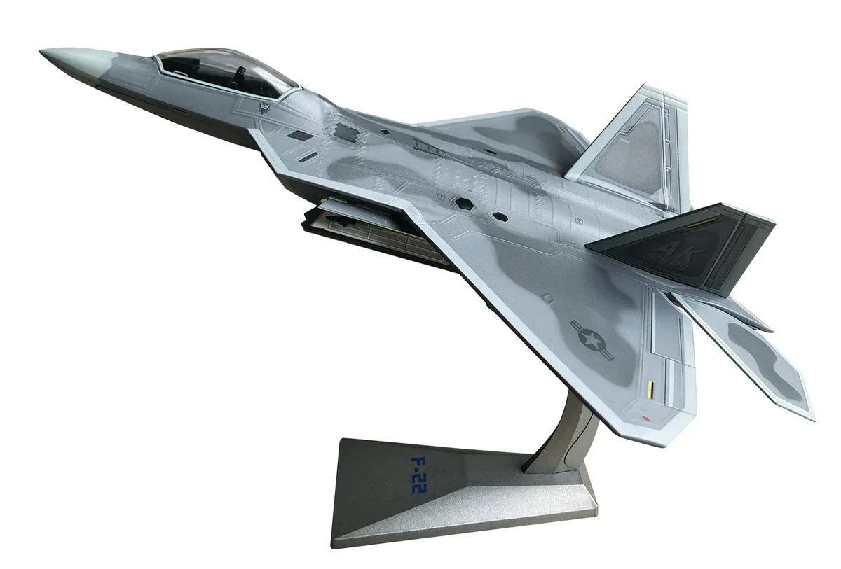 1:72 F-22 Raptor Pair O Dice Diecast Model – 90th Fighter Squadron Stealth Jet