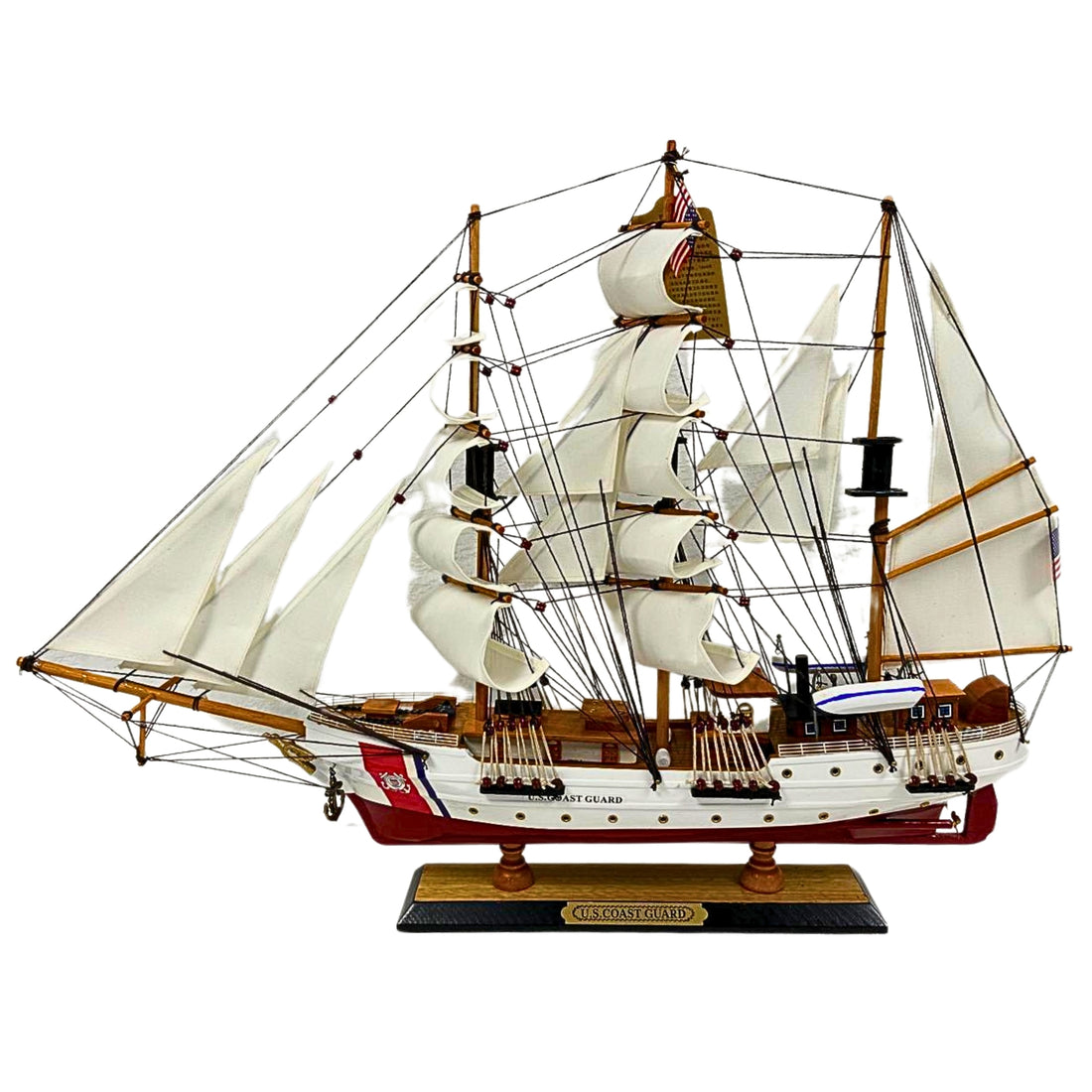 US Coast Guard Model Ship - Fully Assembled with Stand 65cm Length