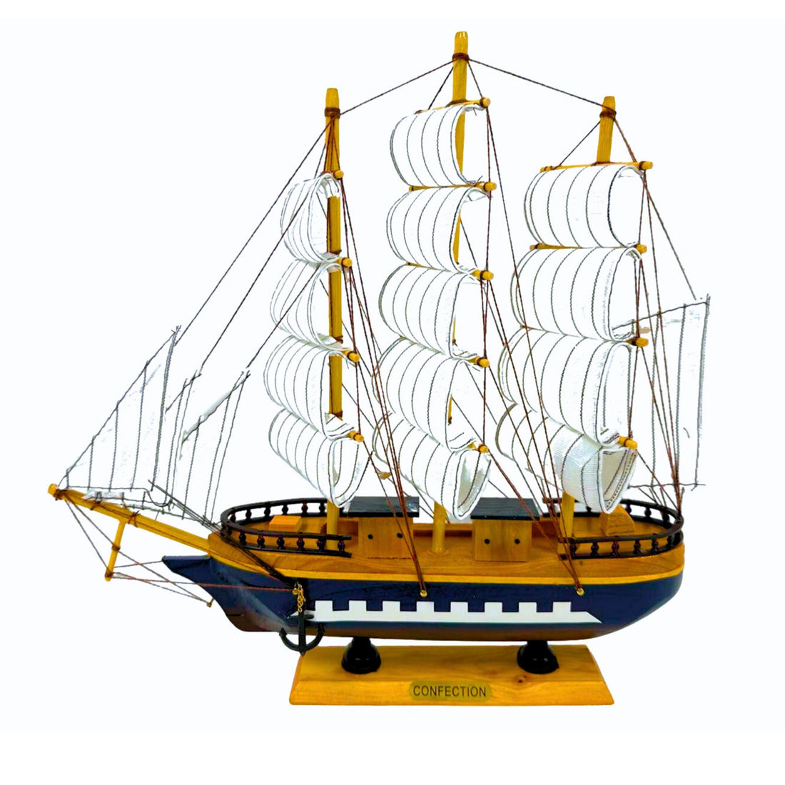 Handmade Confection Ship Model - 32cm Length 31 cm High