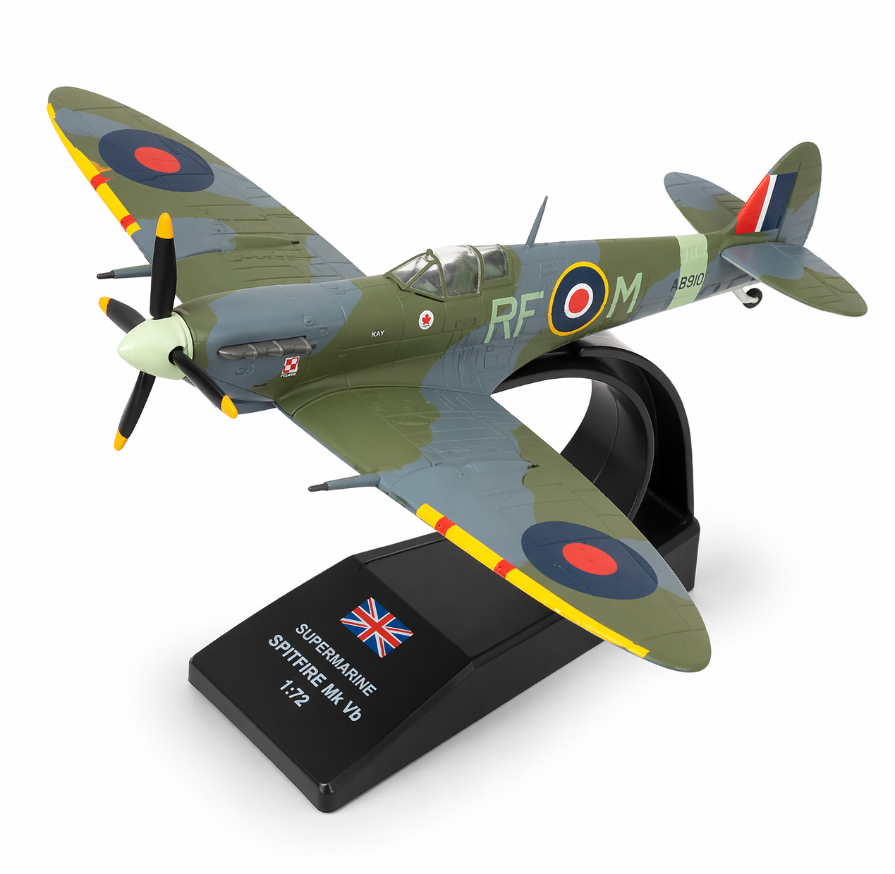 Spitfire MK V/trop Model Plane 1:72 RAF 328 Sqn