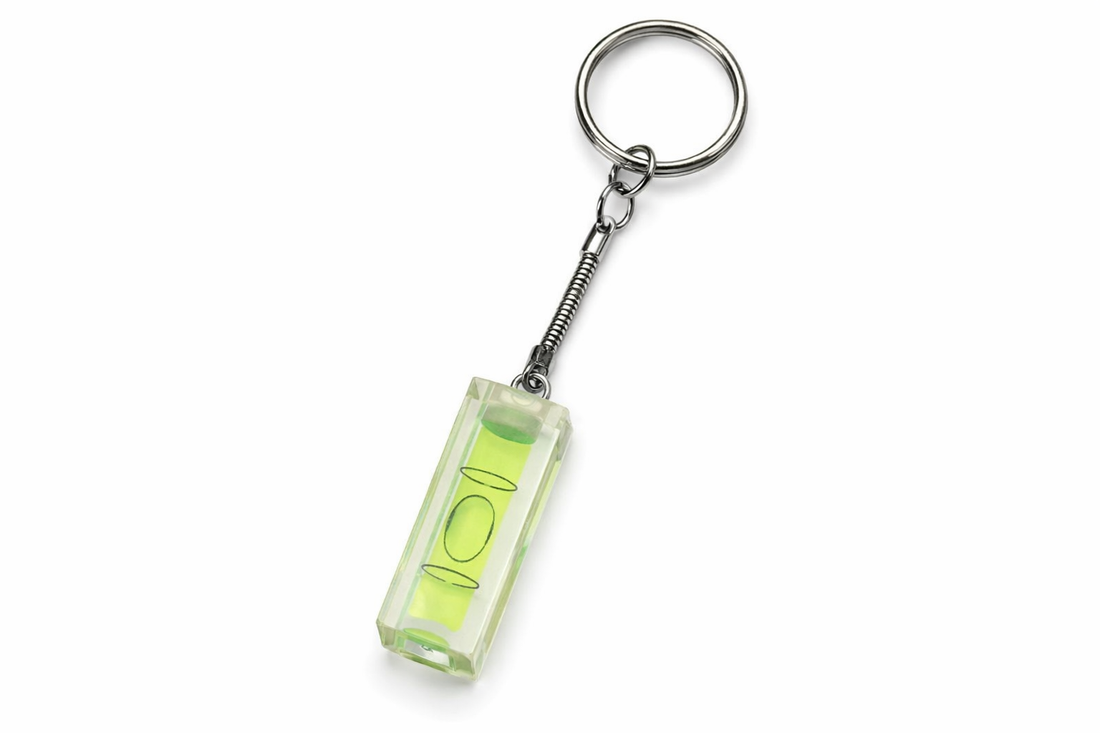 12 Pack Mini Spirit Levels Precision Bubble Tools Gift Keyring for DIY, Crafts,