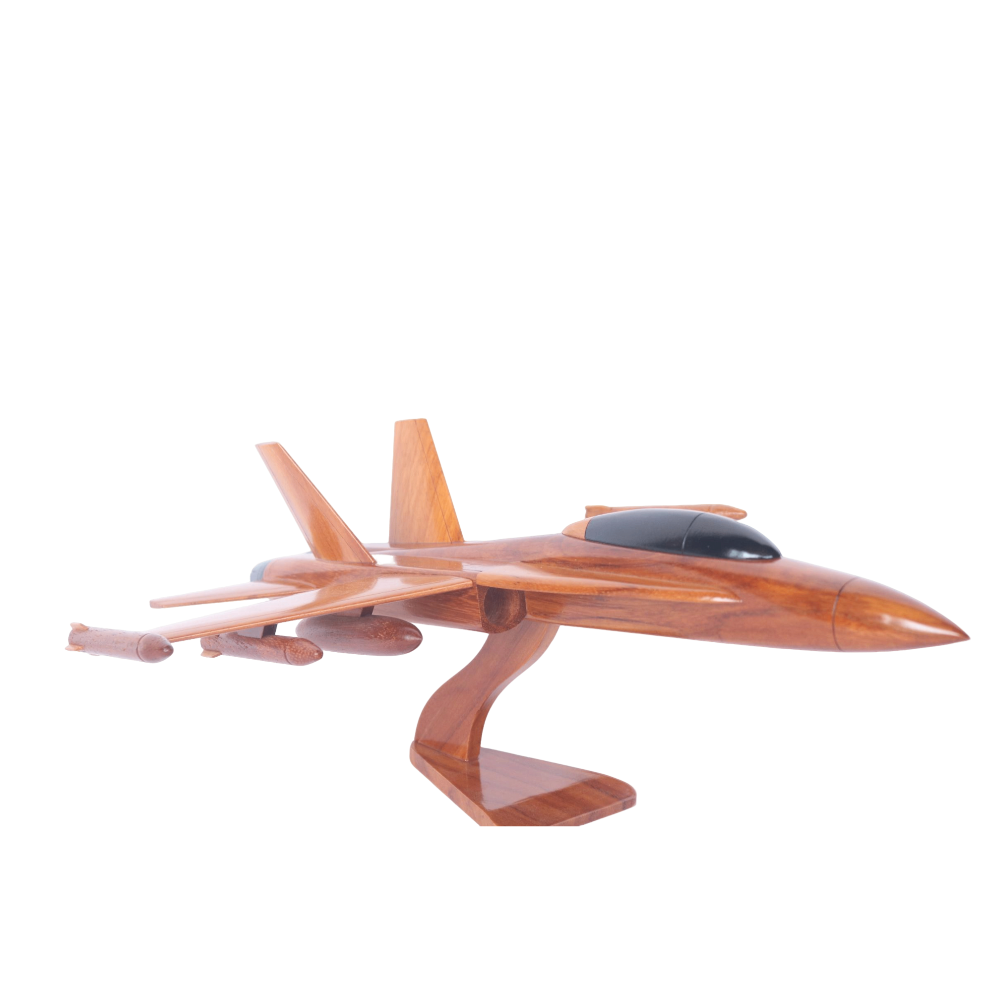 F-18 Super Hornet Wooden Plane Model | Handcrafted Jet UK