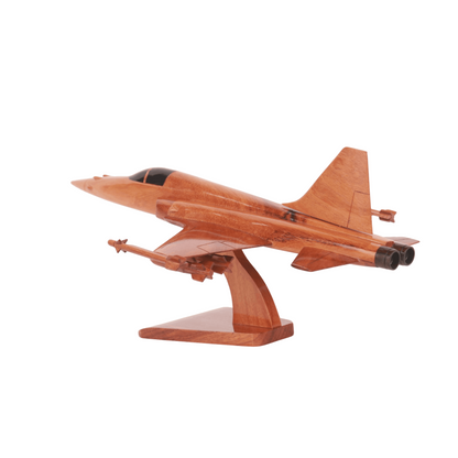 Northrop F-5E Tiger II Wooden Model Jet | Mahogany