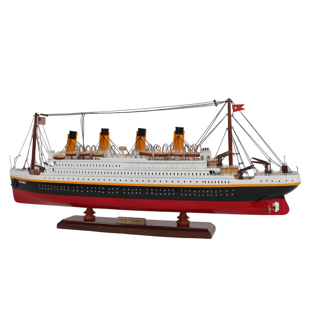 RMS Titanic Wooden Ship Model – 60cm | Handcrafted Mahogany & Acacia