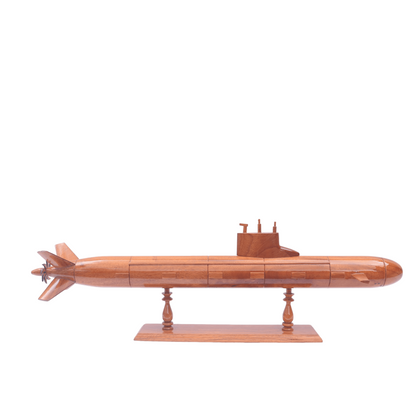 USSR Akula Class Nuclear Submarine Wooden Model | 62.5 cm