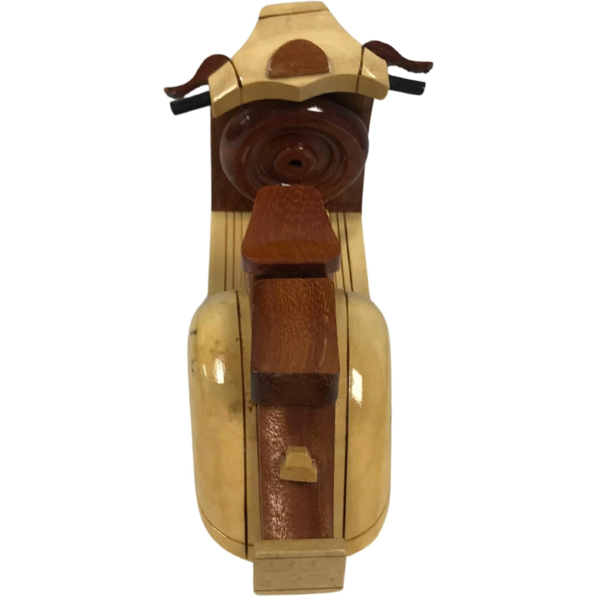 Handmade Wooden Vespa Model – Retro Scooter Decor for Home or Office | Vintage M