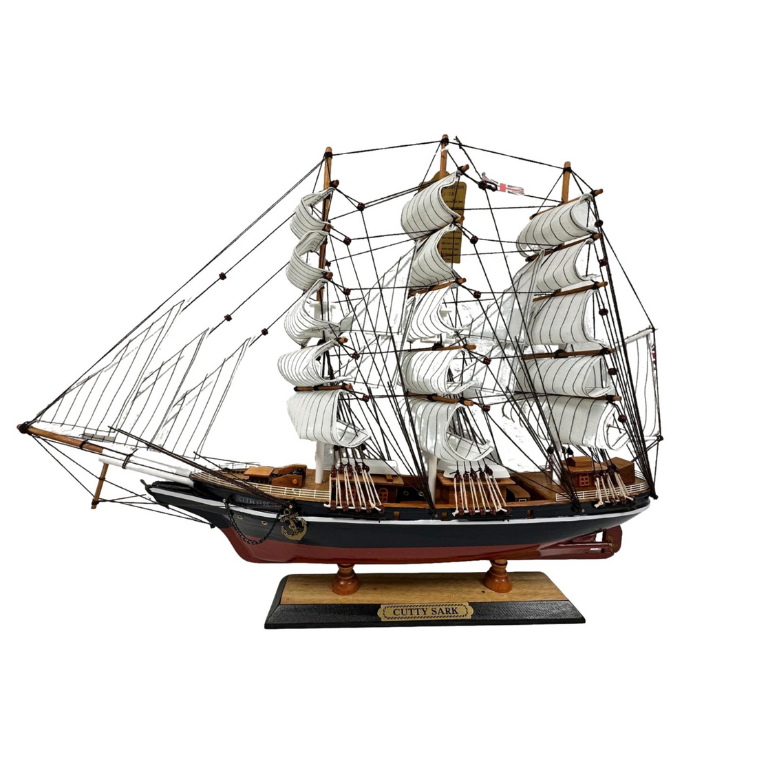 Cutty Sark Model Ship 2n - Handmade 65cm Fully Assembled Nautical Decor
