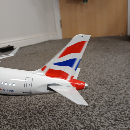 BA Airbus A321 Model Aircraft Large Airline Display Plane
