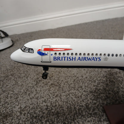 BA Airbus A321 Model Aircraft Large Airline Display Plane