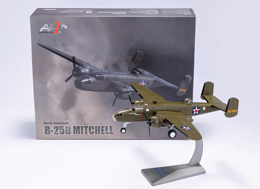 1:72 B-25B Mitchell Whirling Dervish Diecast Model – Doolittle Raid 1942 - Chame LTD