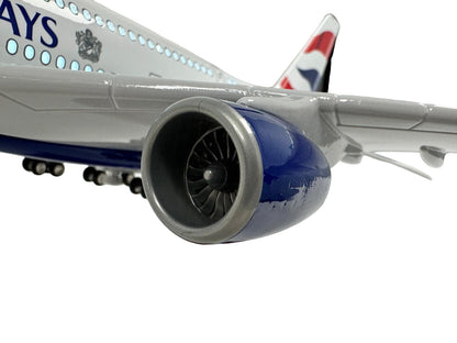 British Airways BA A380 Model Plane Diecast Large Scale Christmas Gift w stand