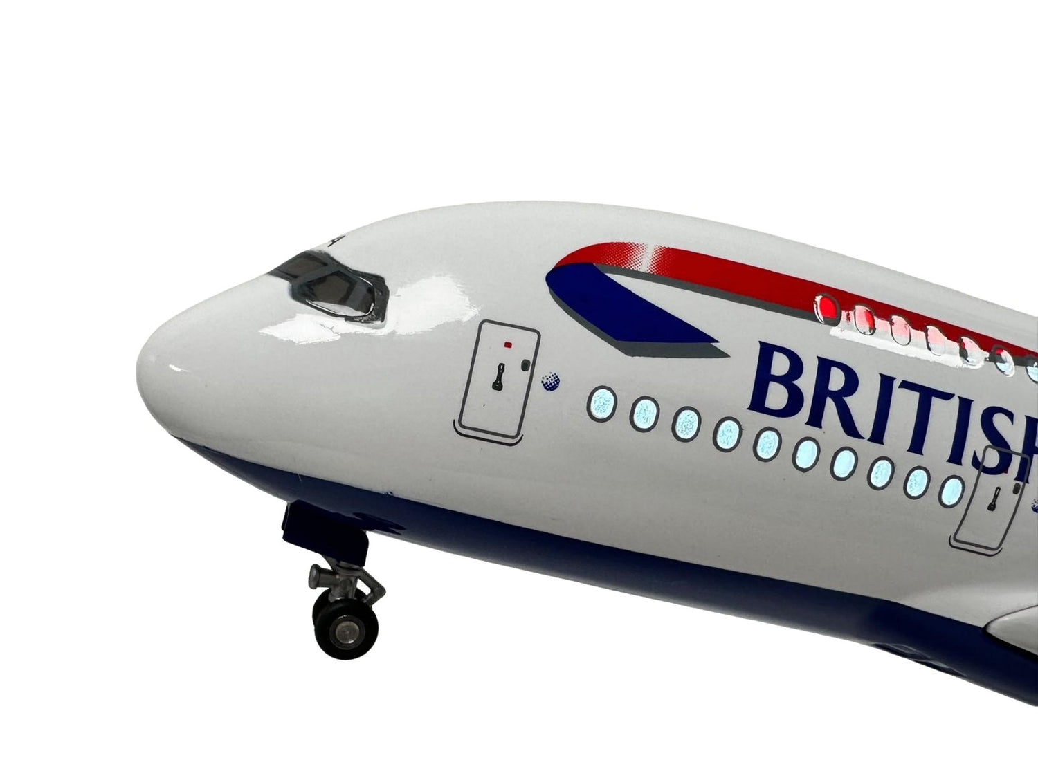 British Airways BA A380 Model Plane Diecast Large Scale Christmas Gift w stand