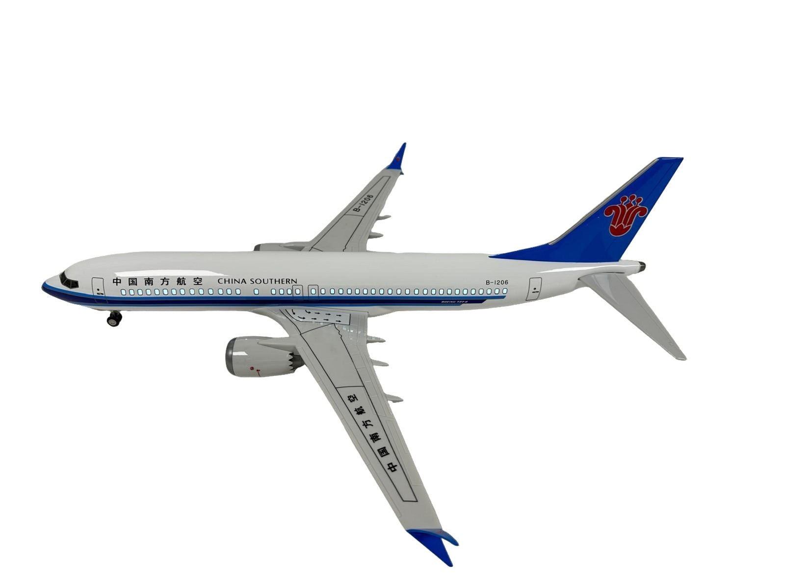 China Southern 737MAX Model Plane Boeing Diecast Large Scale Christmas Gift