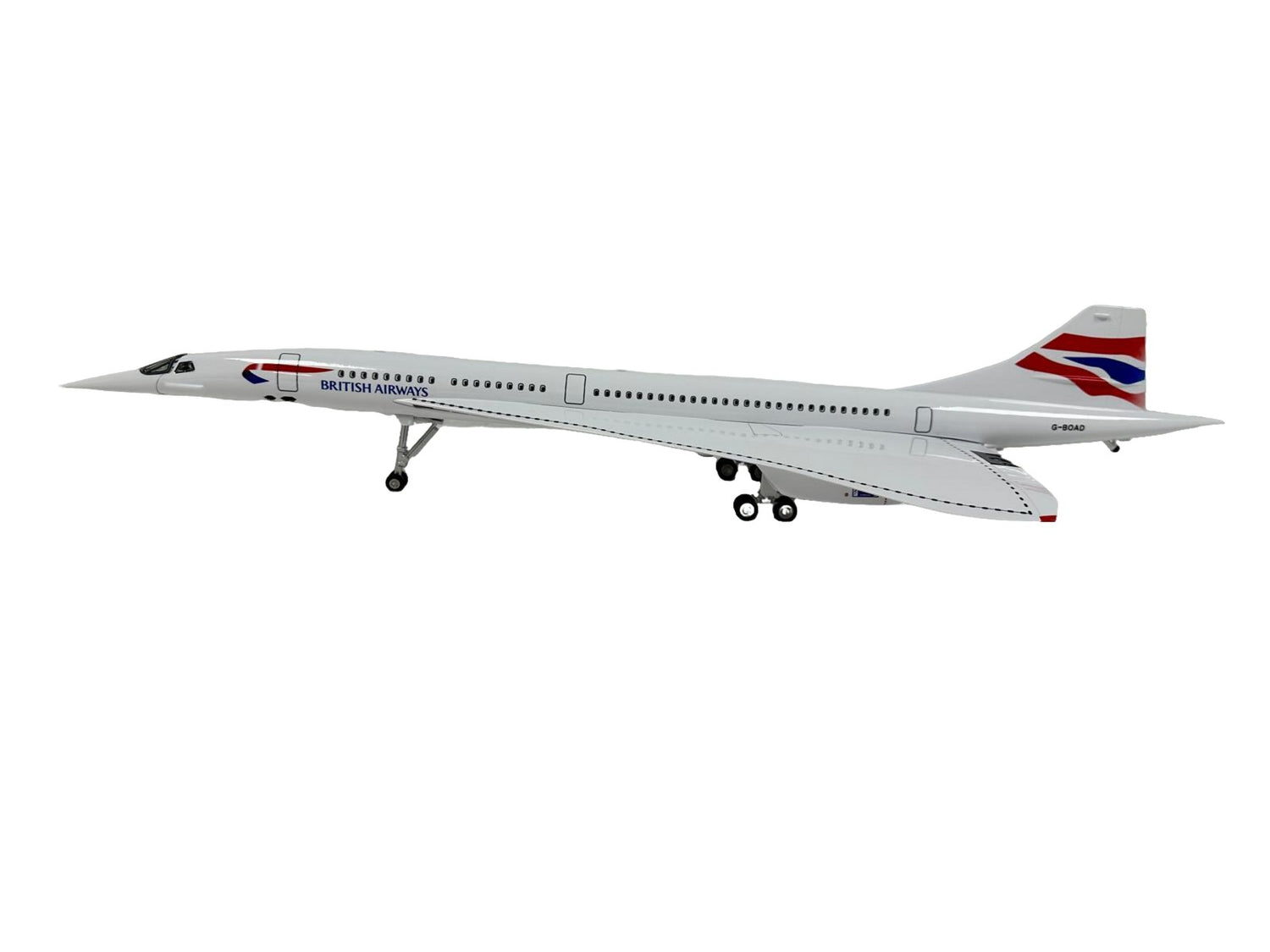 Concorde British Airways BA Model Diecast Large Scale Christmas gift with stand