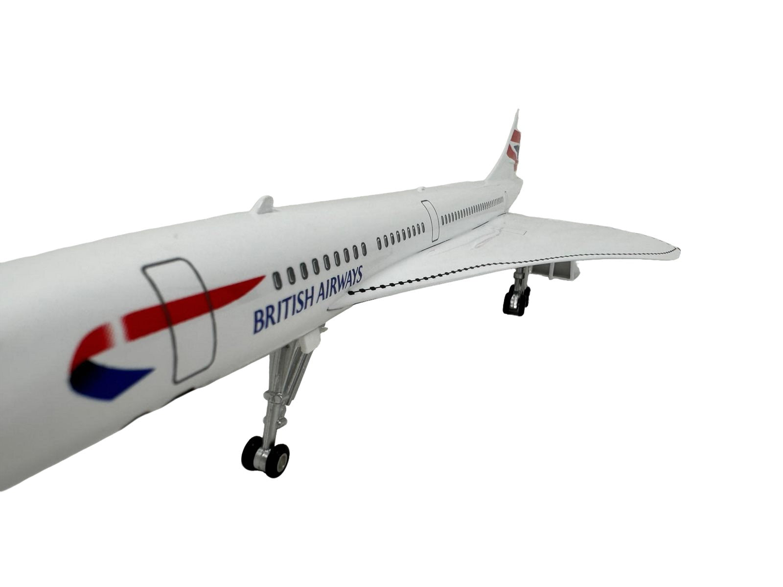 Concorde British Airways BA Model Diecast Large Scale Christmas gift with stand