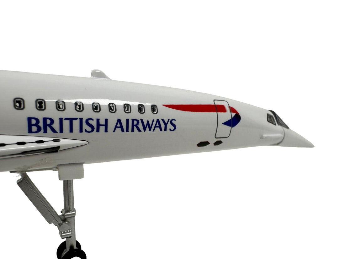 Concorde British Airways BA Model Diecast Large Scale Christmas gift with stand