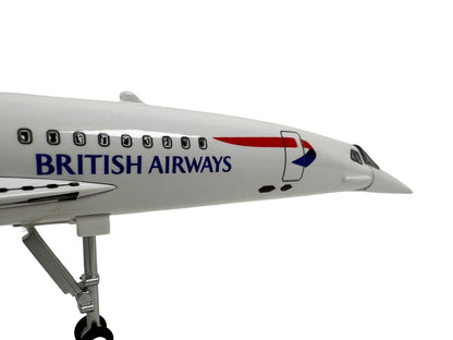 Concorde British Airways BA Model Diecast Large Scale Christmas gift with stand