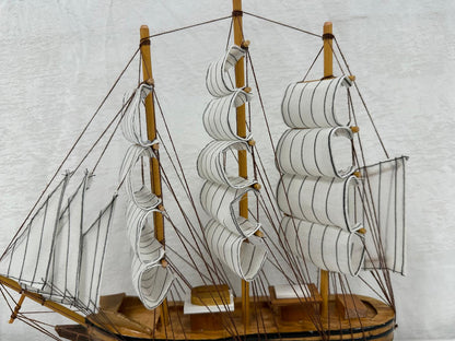 Handmade Confection Ship Model - 32cm x 32cm - Decor Gift