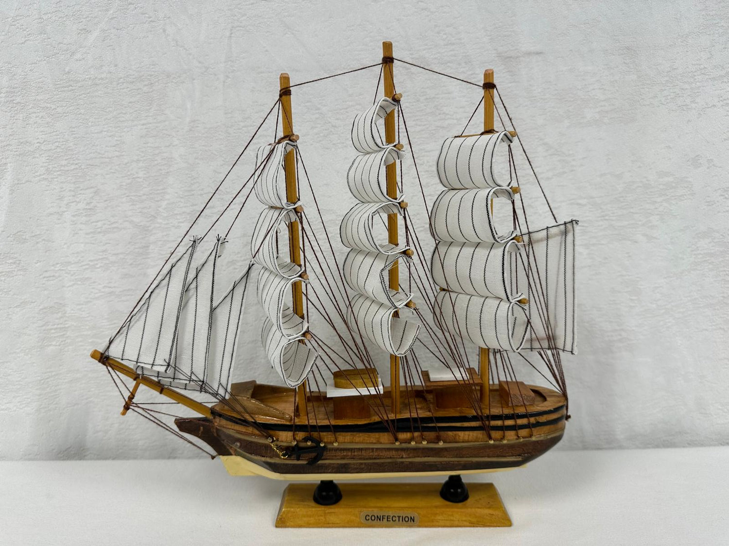 Handmade Confection Ship Model - 32cm x 32cm - Decor Gift