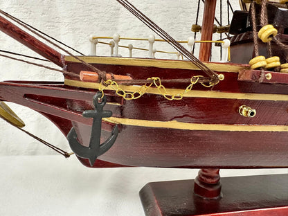 Confection Model Ship With Display Stand Assembled 48cm Handmade