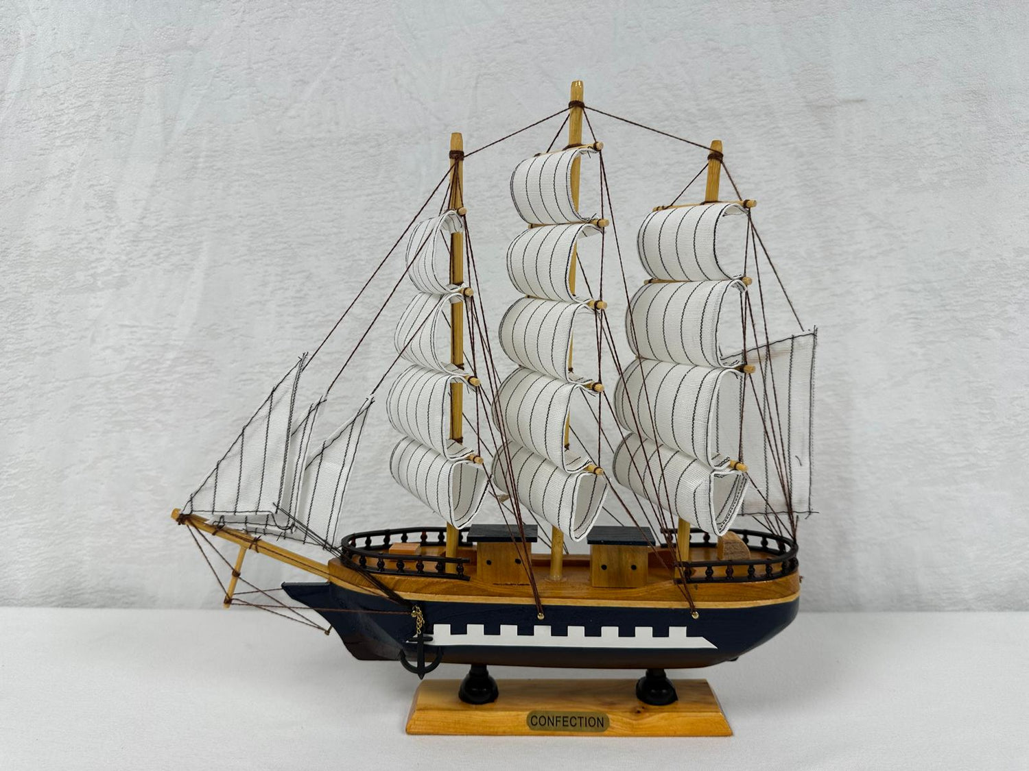 Handmade Confection Ship Model - 32cm Length 31 cm High