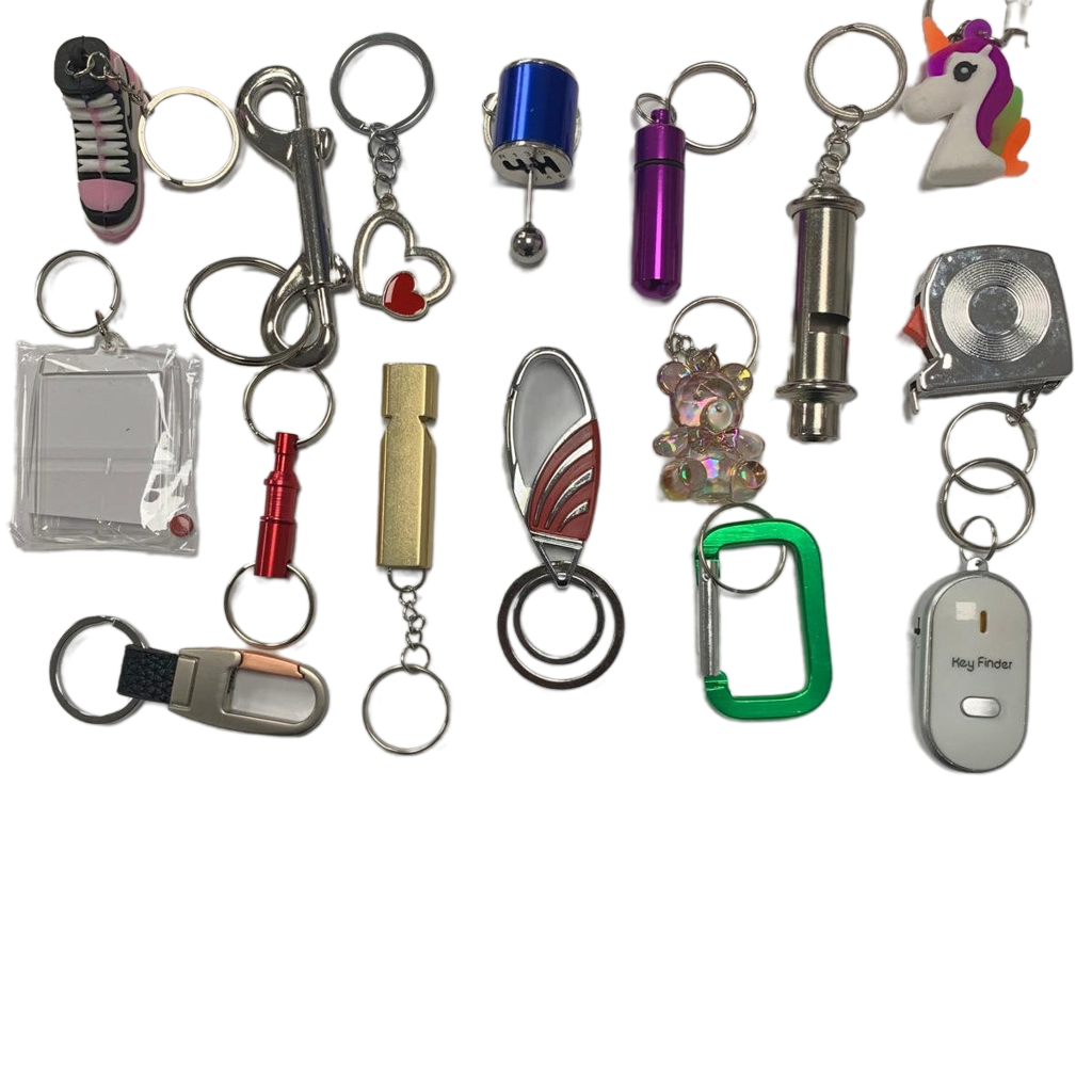 30-Keyring Mix Bag – Perfect for Teacher Prizes, Parties and Event Giveaways