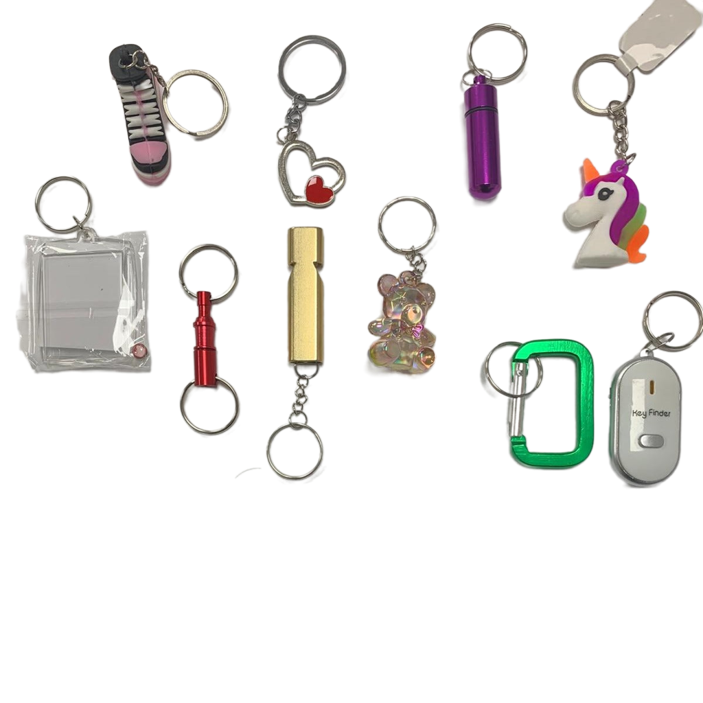 30-Keyring Mix Bag – Perfect for Teacher Prizes, Parties and Event Giveaways