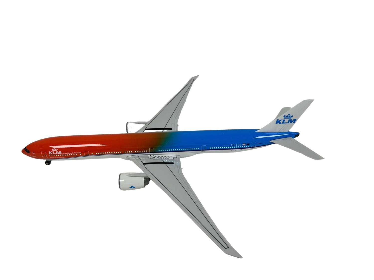 KLM 777 Model Plane Boeing Diecast Large Scale Christmas Collectors gift w stand