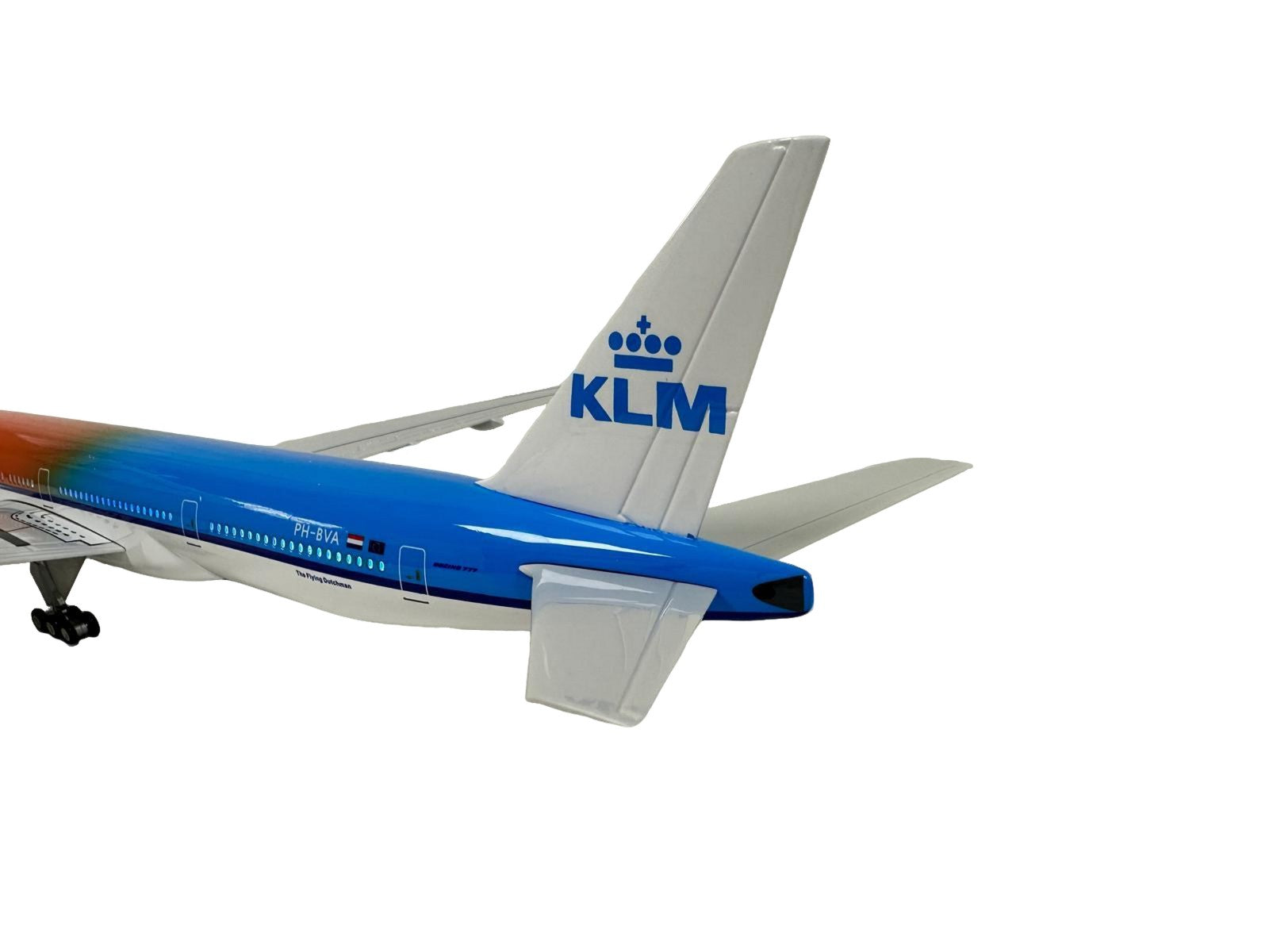 KLM 777 Model Plane Boeing Diecast Large Scale Christmas Collectors gift w stand