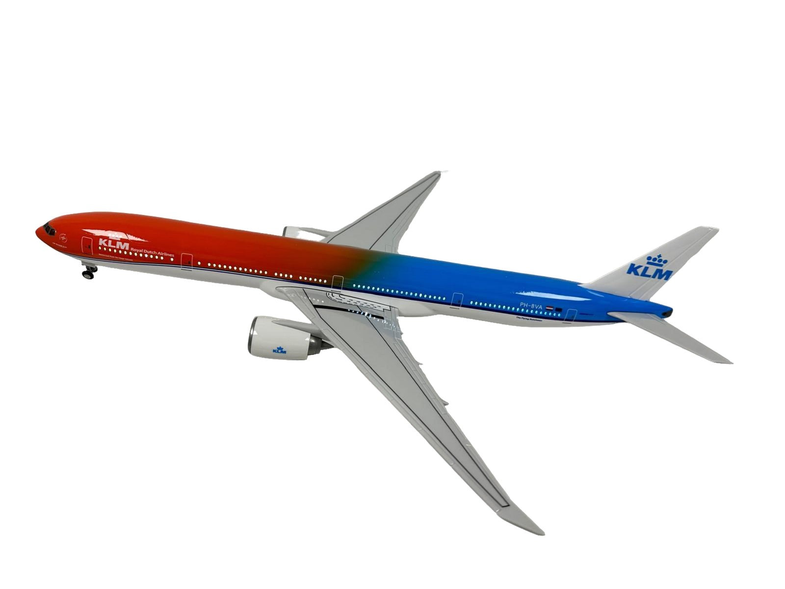 KLM 777 Model Plane Boeing Diecast Large Scale Christmas Collectors gift w stand