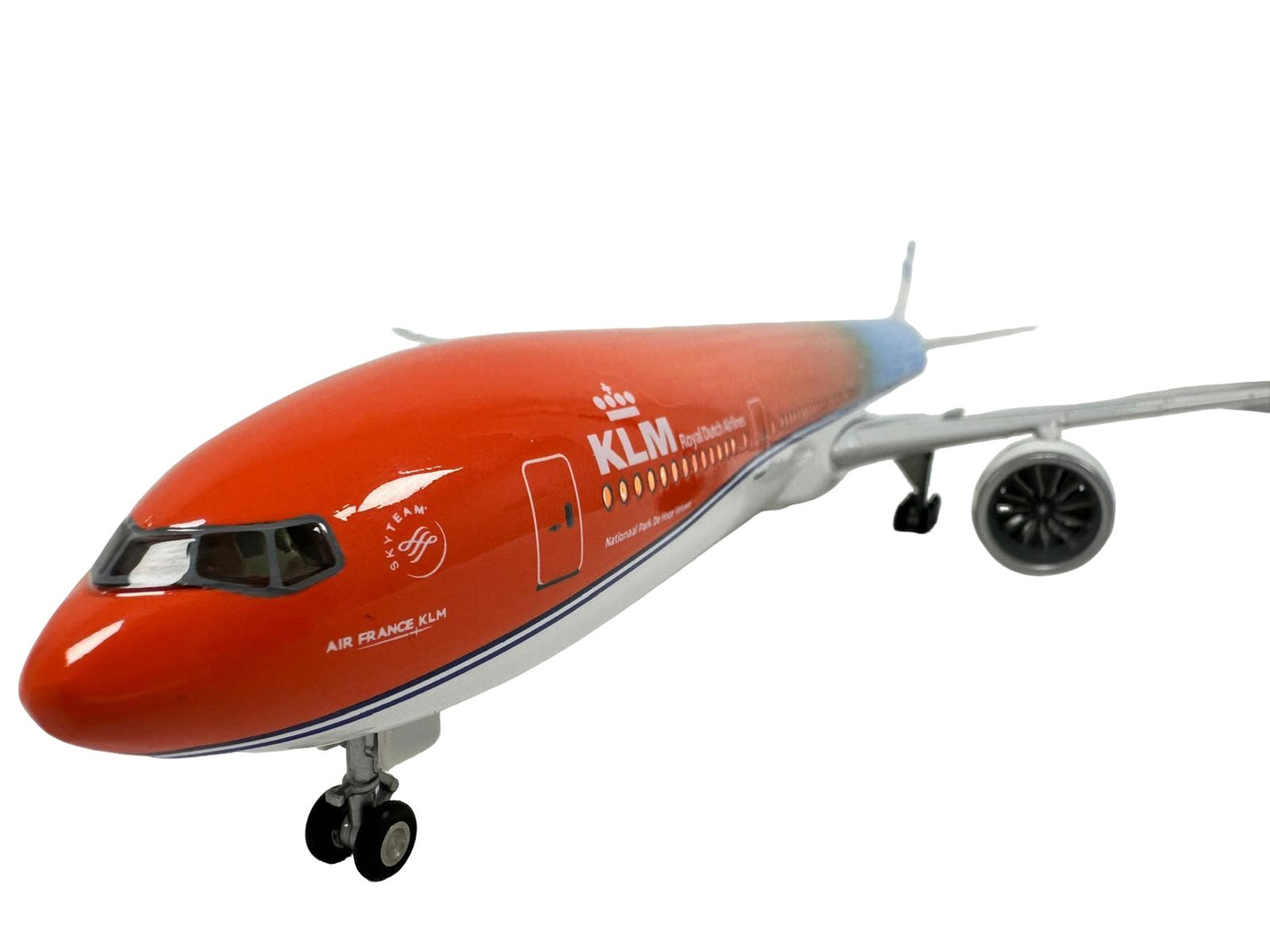 KLM 777 Model Plane Boeing Diecast Large Scale Christmas Collectors gift w stand