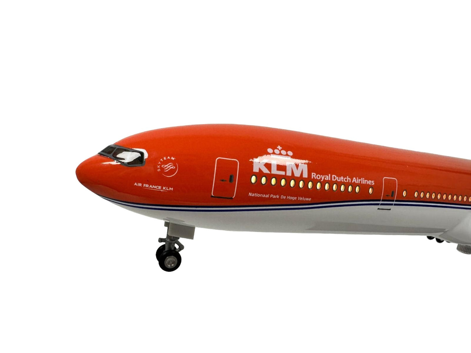 KLM 777 Model Plane Boeing Diecast Large Scale Christmas Collectors gift w stand